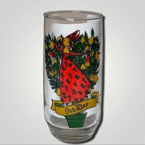 VINTAGE Brockway 12 Days Of Christmas 9th Day Replacement Glassware Drinking